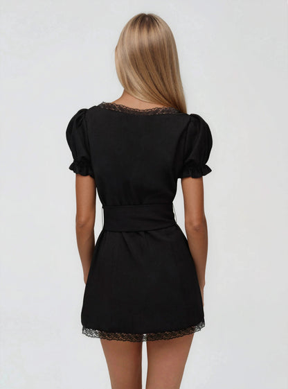 Shawna Mini Dress – Black XO, Tina