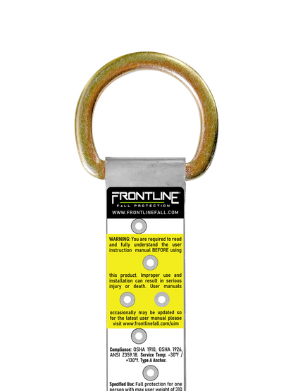 Frontline ROSU01SS Stainless Steel Permanent Use Roof Anchor VM Hardware