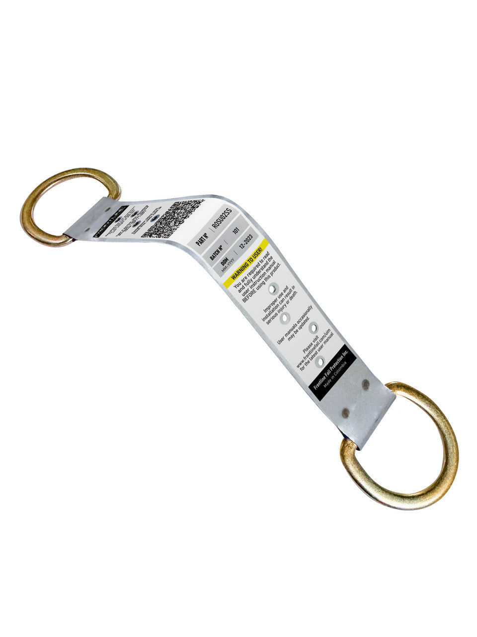 Frontline ROSU02SS Stainless Steel Permanent Use Roof Anchor (Double D-Ring) VM Hardware