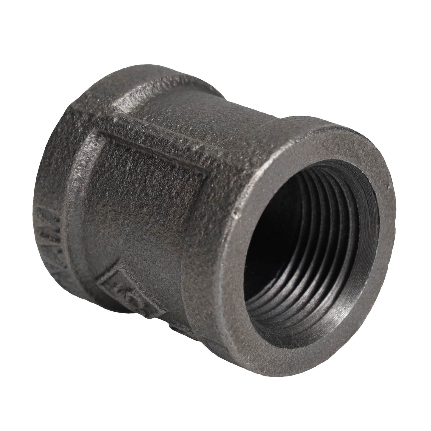 1/2 in. Black Right Left Coupling PIPE DECOR