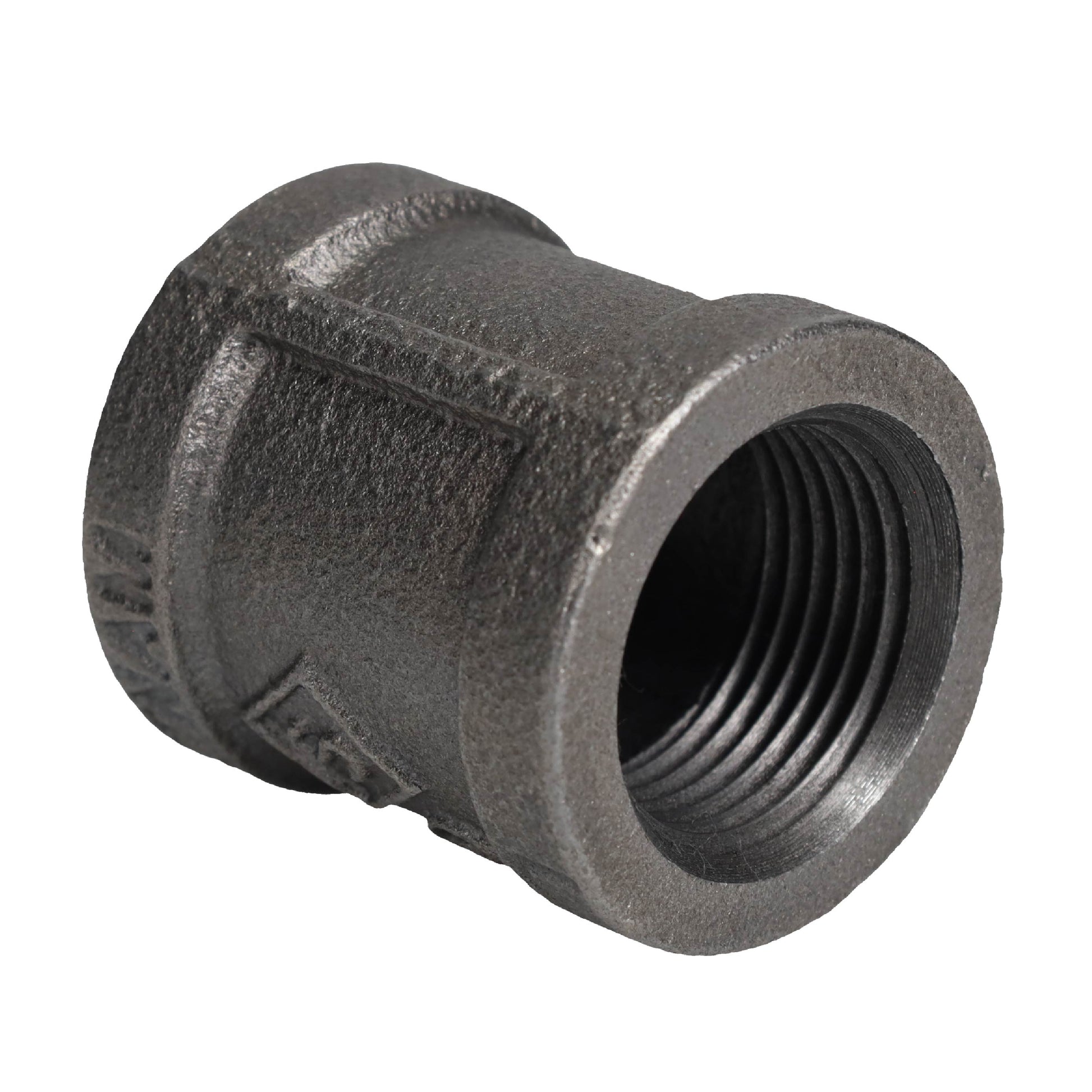 1/2 in. Black Right Left Coupling PIPE DECOR
