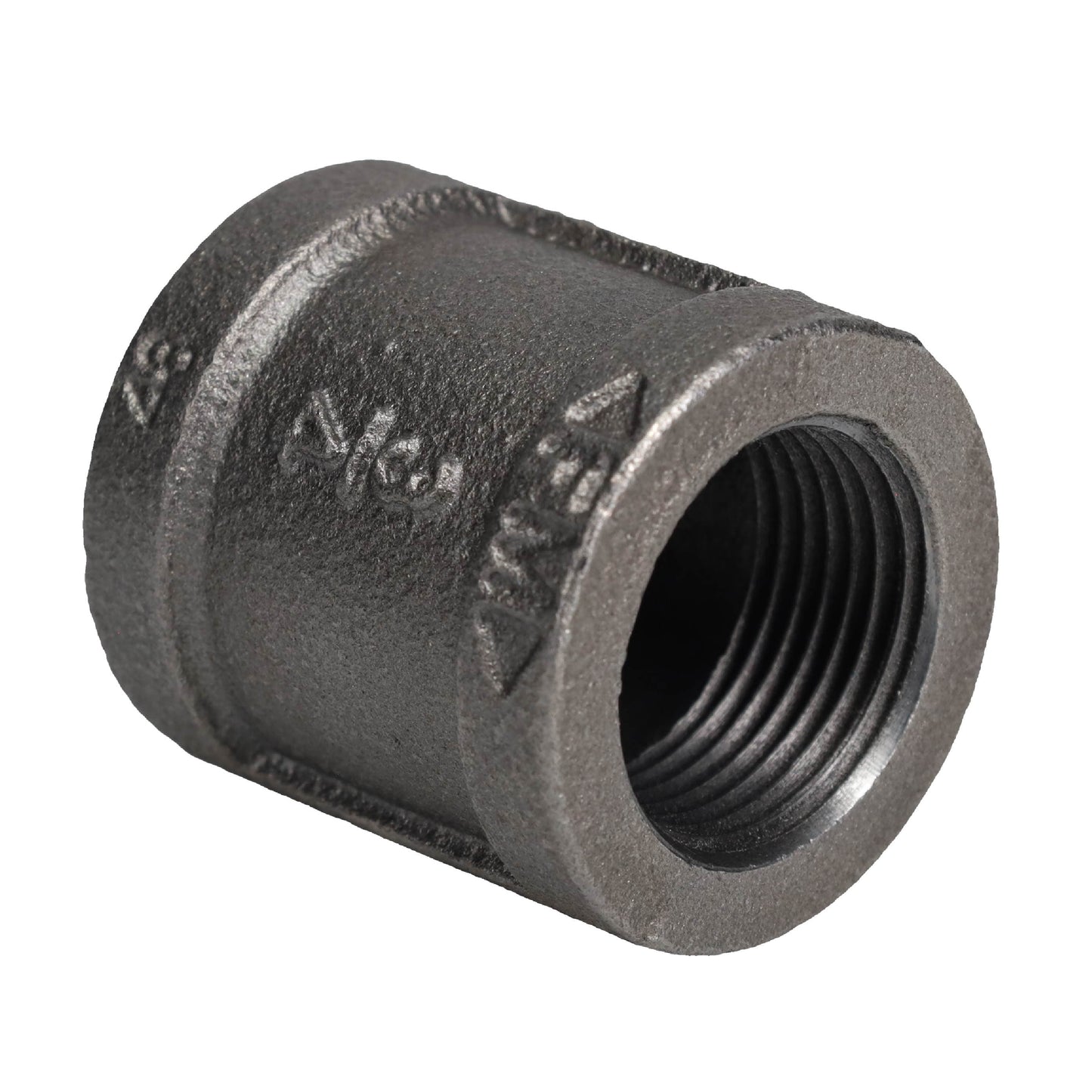 3/4 in. Black Right Left Coupling PIPE DECOR