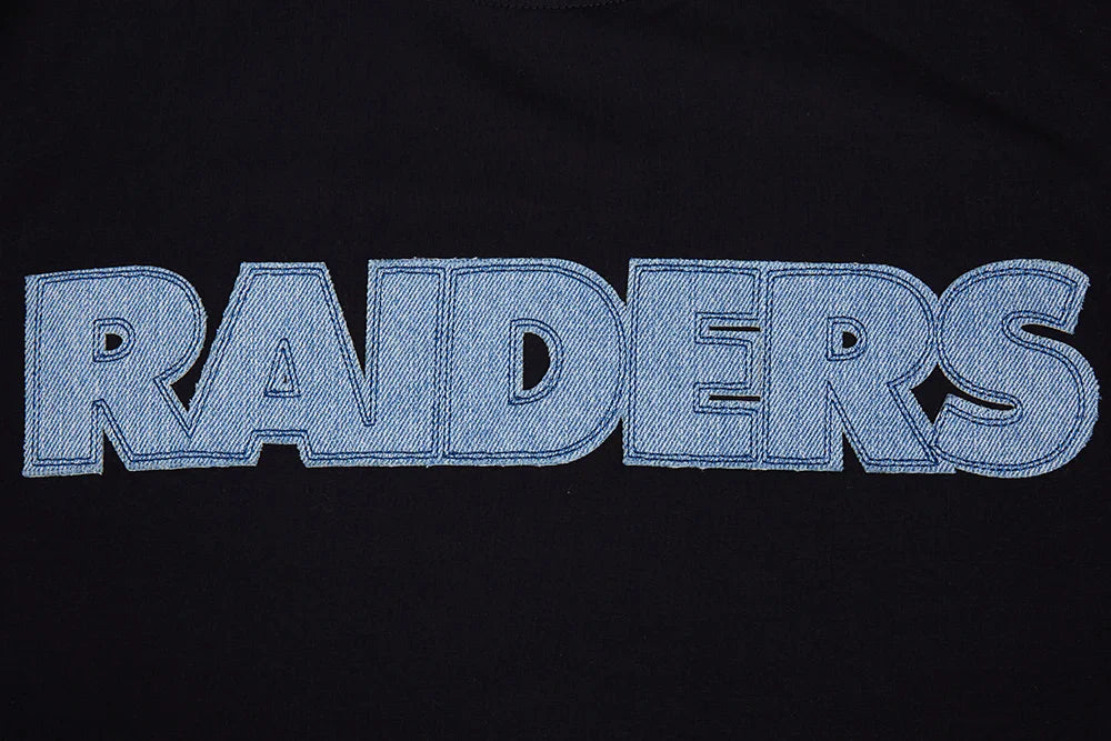Pro Standard Las Vegas Raiders Varsity Blues Tee - Black Denim Exchange