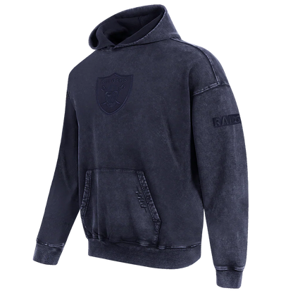 Pro Standard Raiders Washed Enzyme Drop Shoulder Hoodie - Navy Denim Exchange