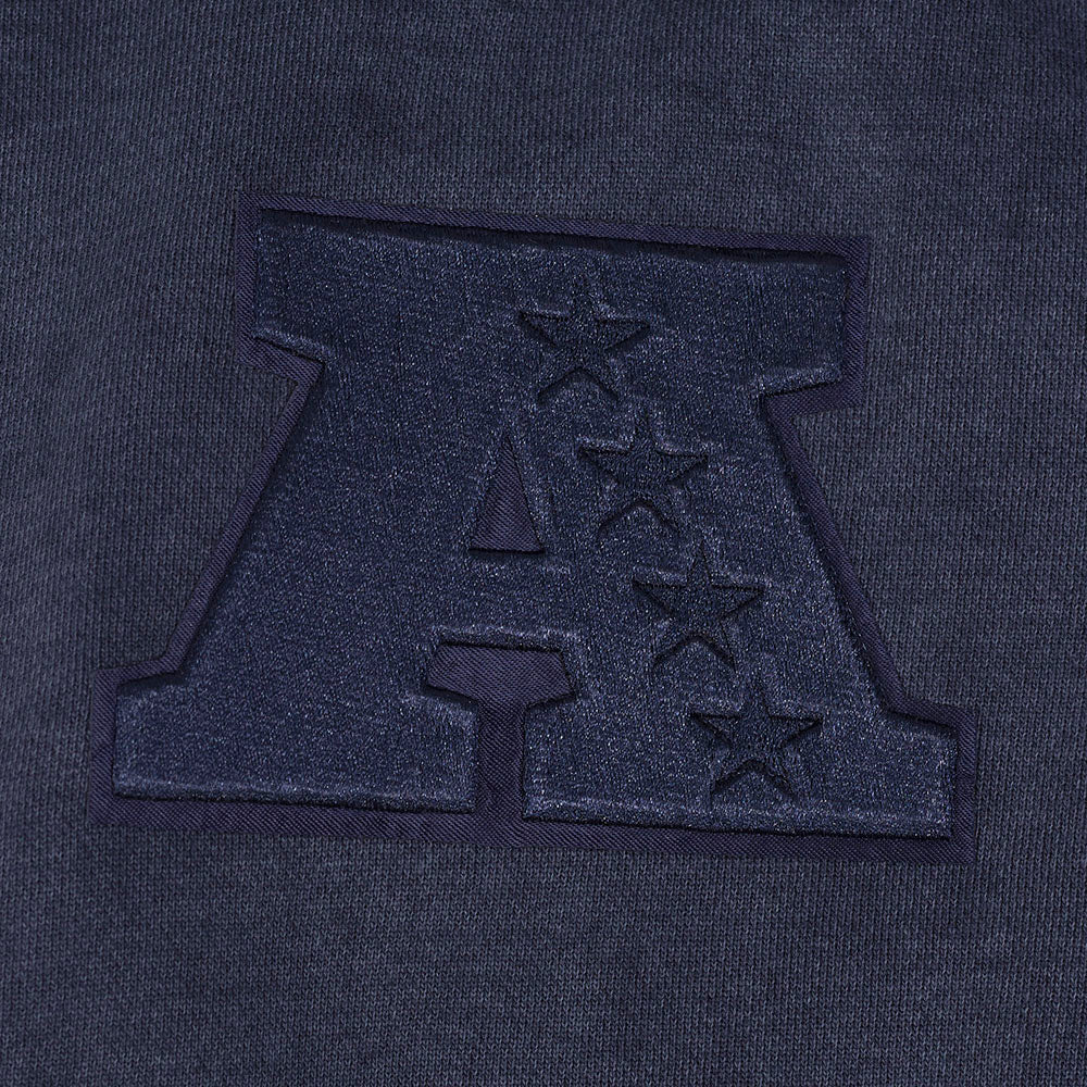Pro Standard Raiders Washed Enzyme Drop Shoulder Hoodie - Navy Denim Exchange