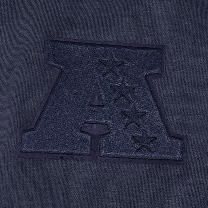 Pro Standard Raiders Washed Enzyme Drop Shoulder Hoodie - Navy Denim Exchange