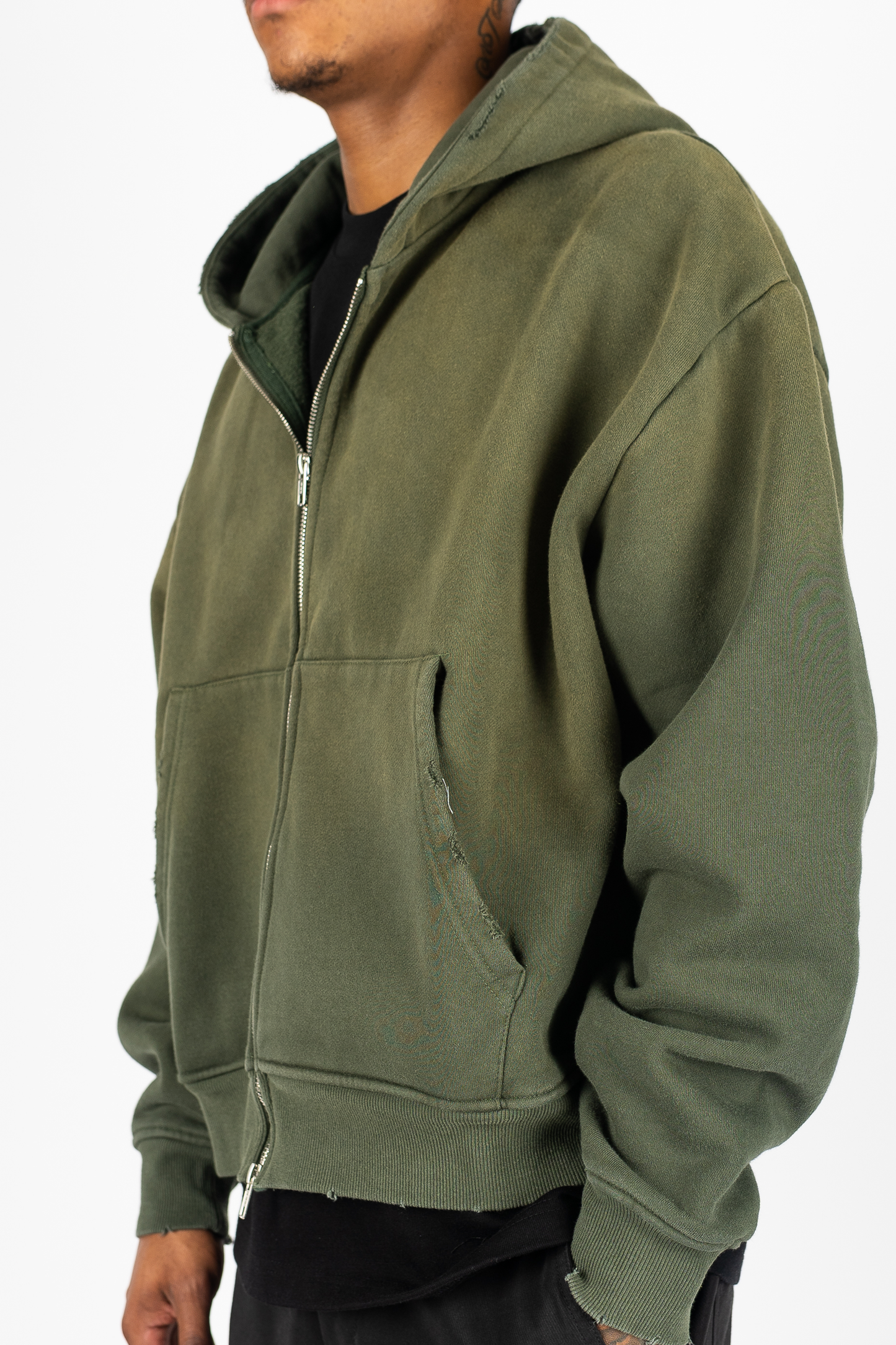 Weathered Zip Up Superline