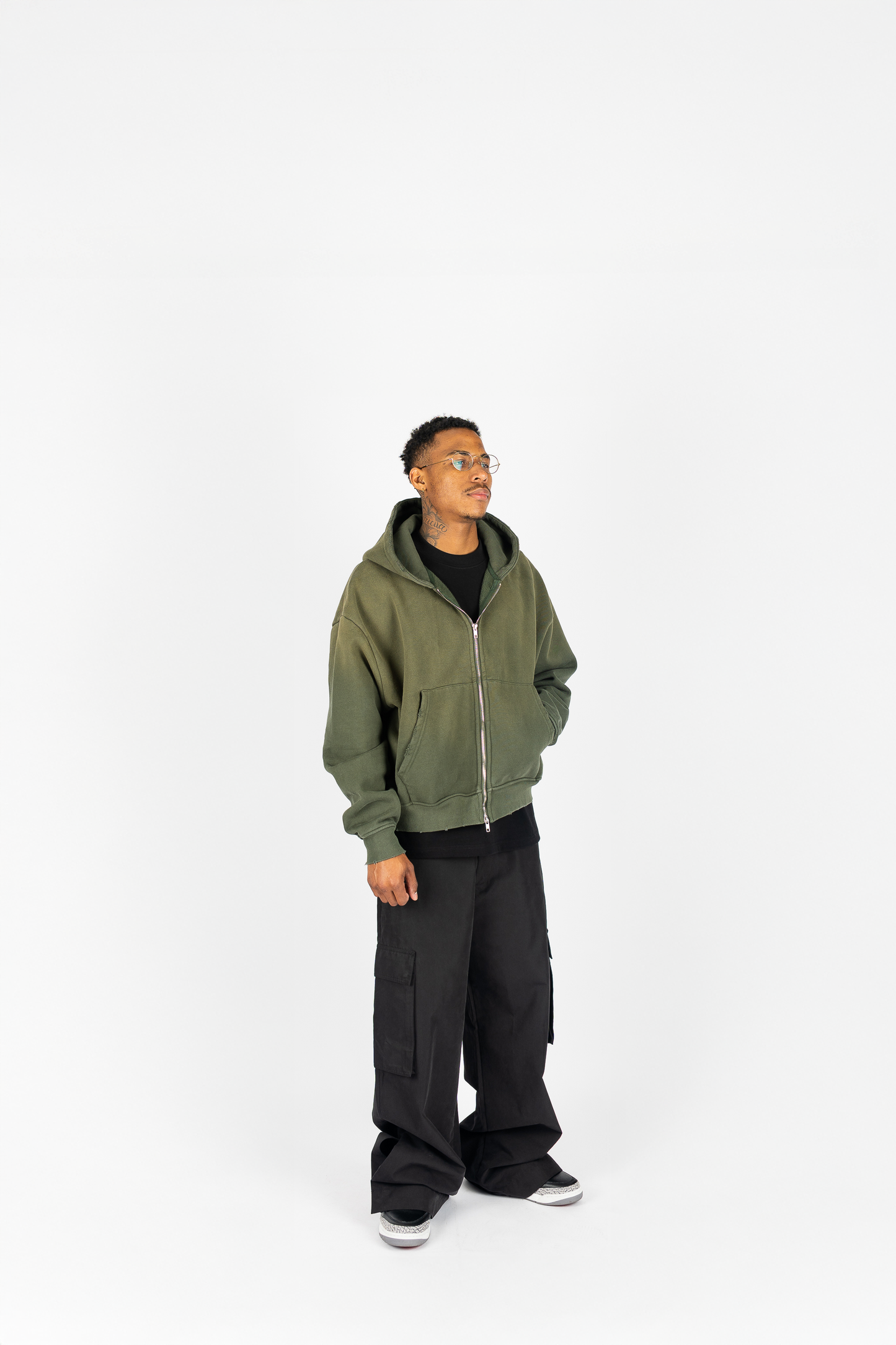 Weathered Zip Up Superline