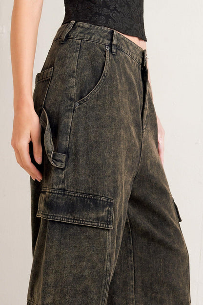 CAN'T BLAME ME GARGO DENIM PANTS Flying Tomato