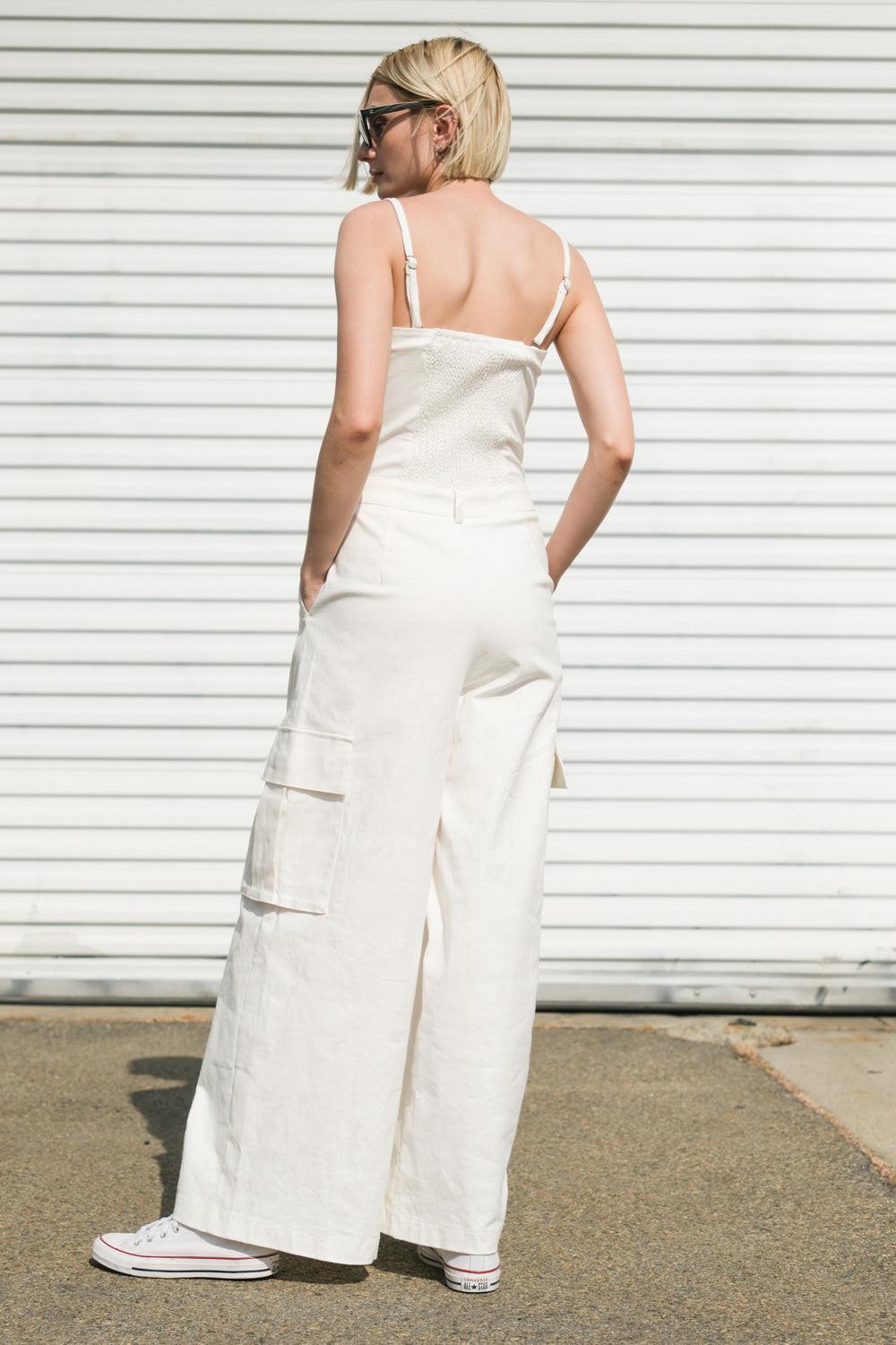 ROYAL AFFAIR WOVEN JUMPSUIT Flying Tomato