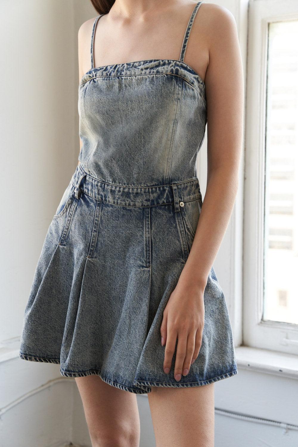 MY BEST CHAPTER DENIM ROMPER Flying Tomato