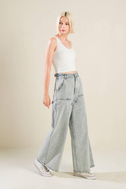 IF I KNOW ME DENIM PANTS Flying Tomato