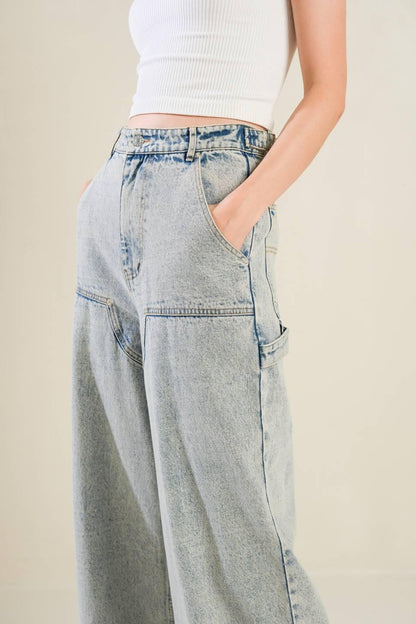 IF I KNOW ME DENIM PANTS Flying Tomato