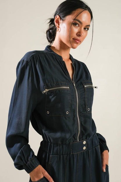HORIZON HAVEN WOVEN JUMPSUIT Flying Tomato