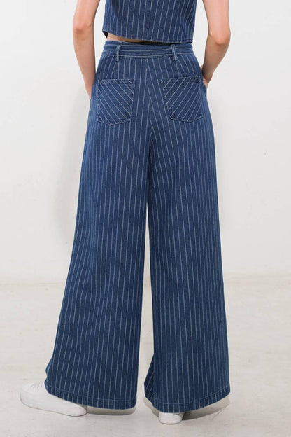 I STILL BELIEVE DENIM PANTS Flying Tomato