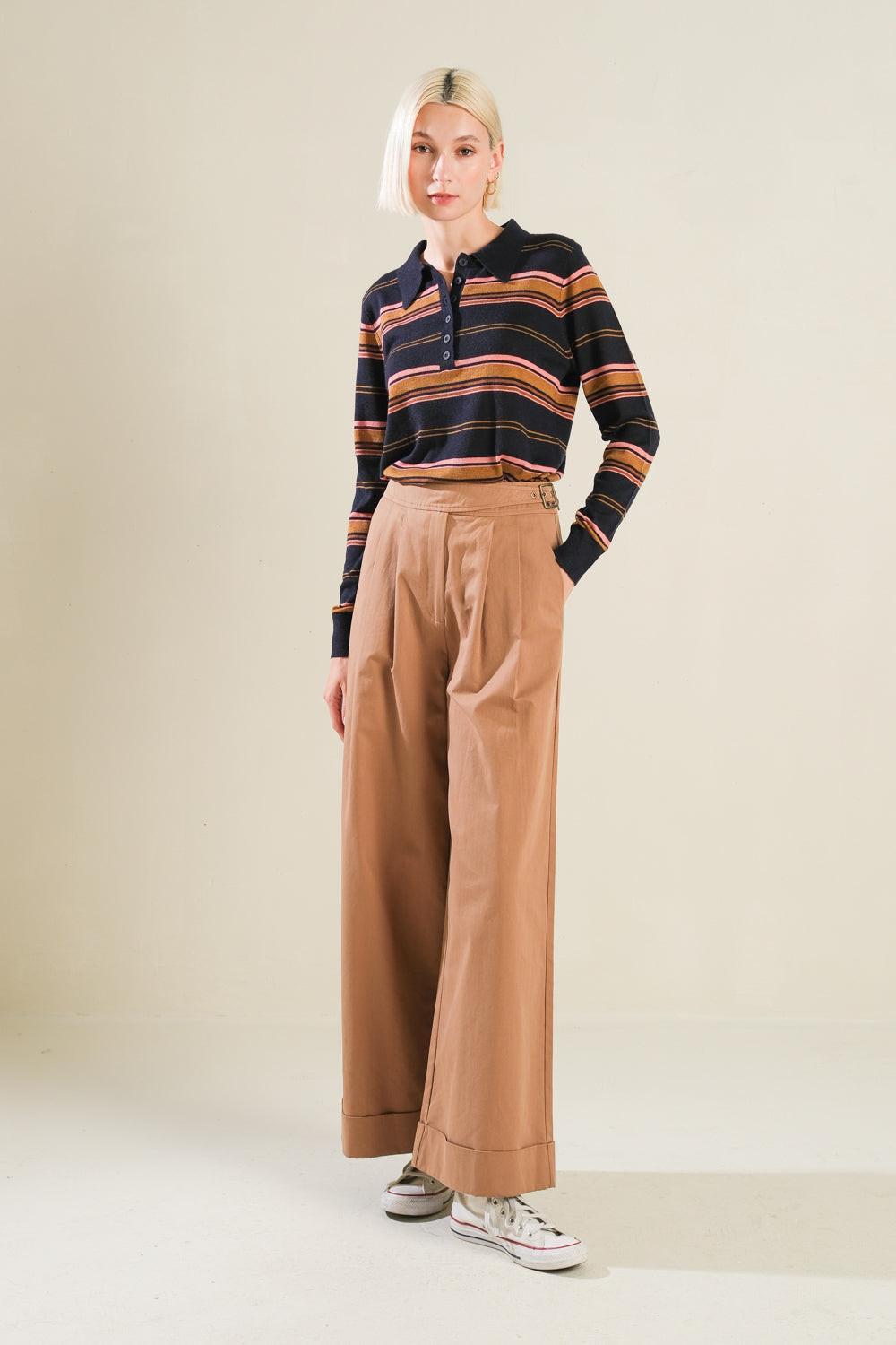 THE TIME IS RIGHT WOVEN PANTS Flying Tomato