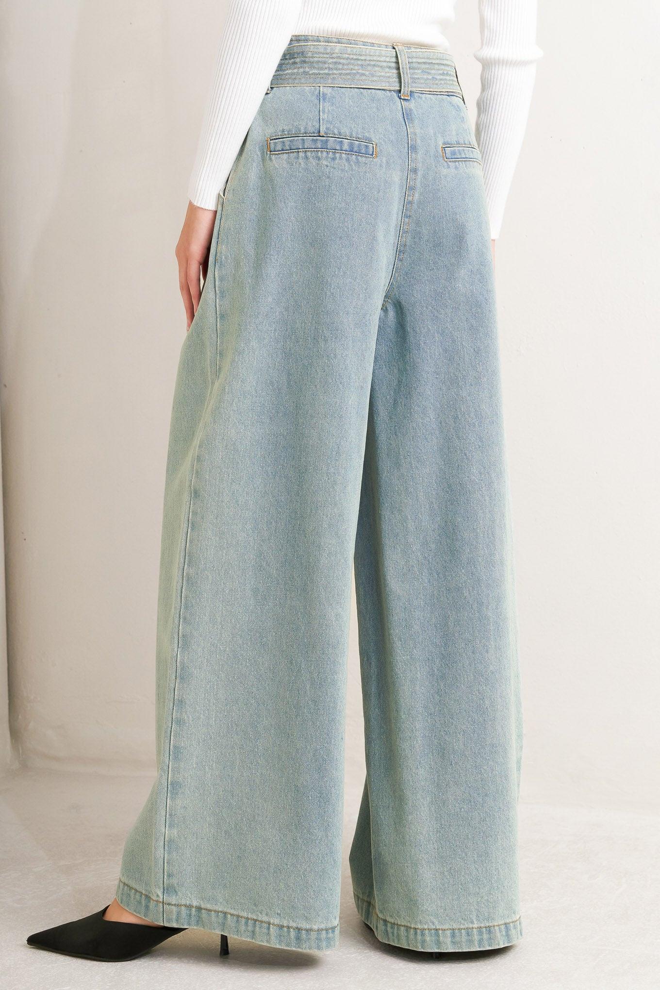 THINK OF ME DENIM PANTS Flying Tomato