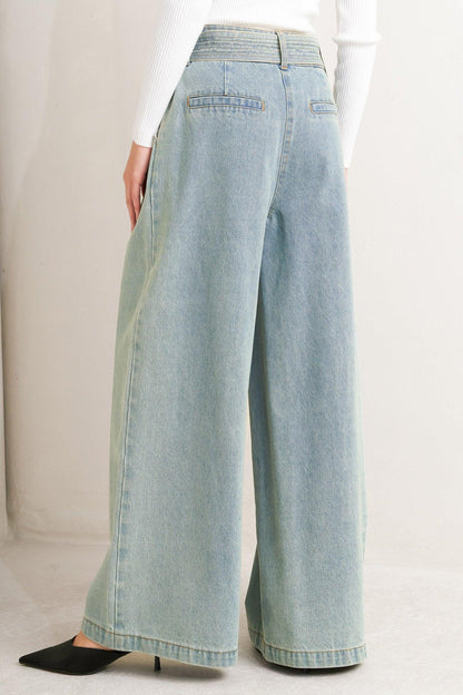 THINK OF ME DENIM PANTS Flying Tomato