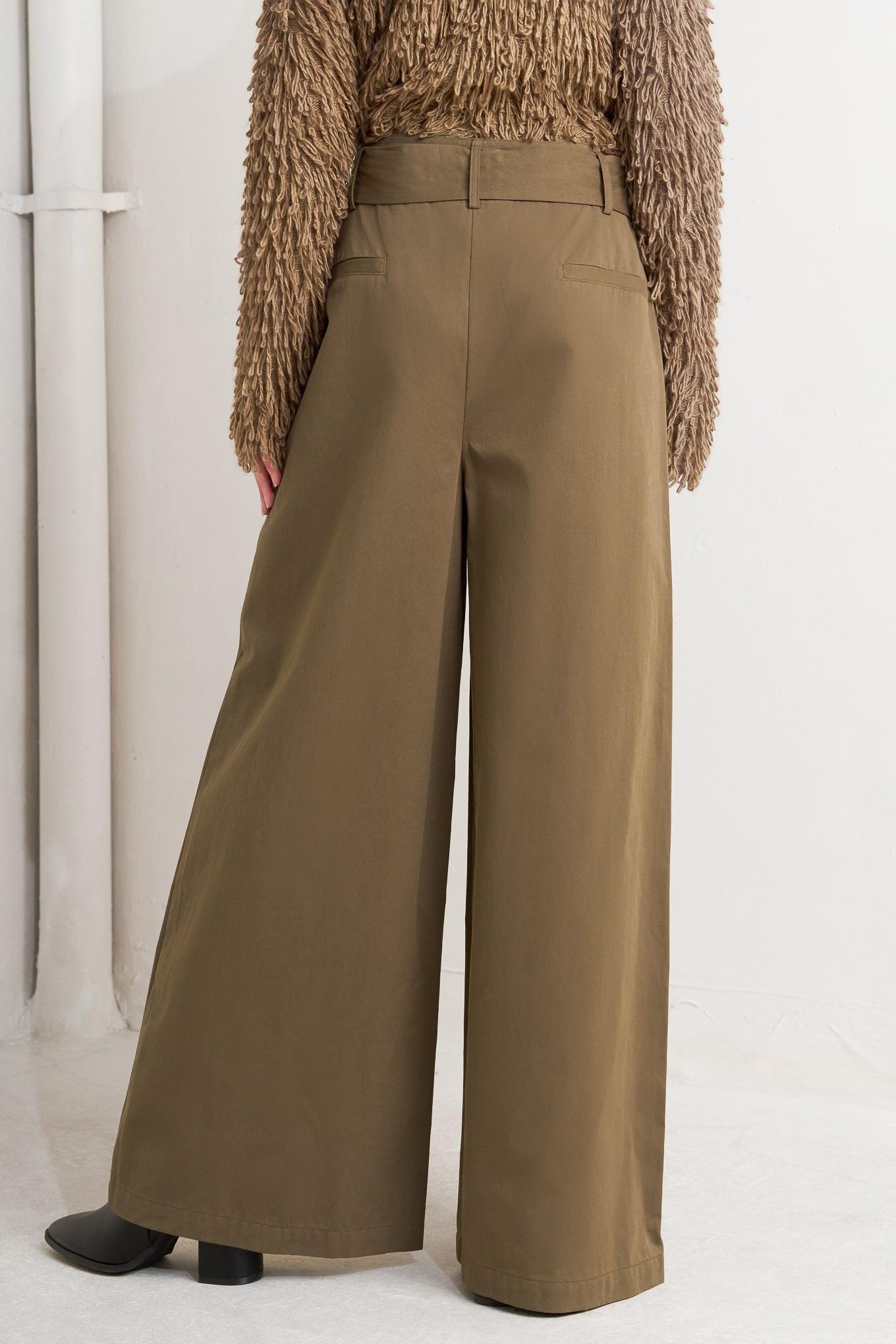 ELEGANCE UNVEILED WOVEN PANTS Flying Tomato