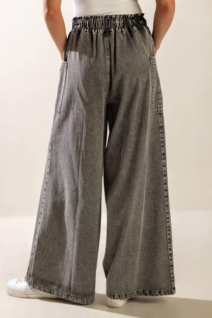 EXPLORING THE CITY DENIM PANTS Flying Tomato