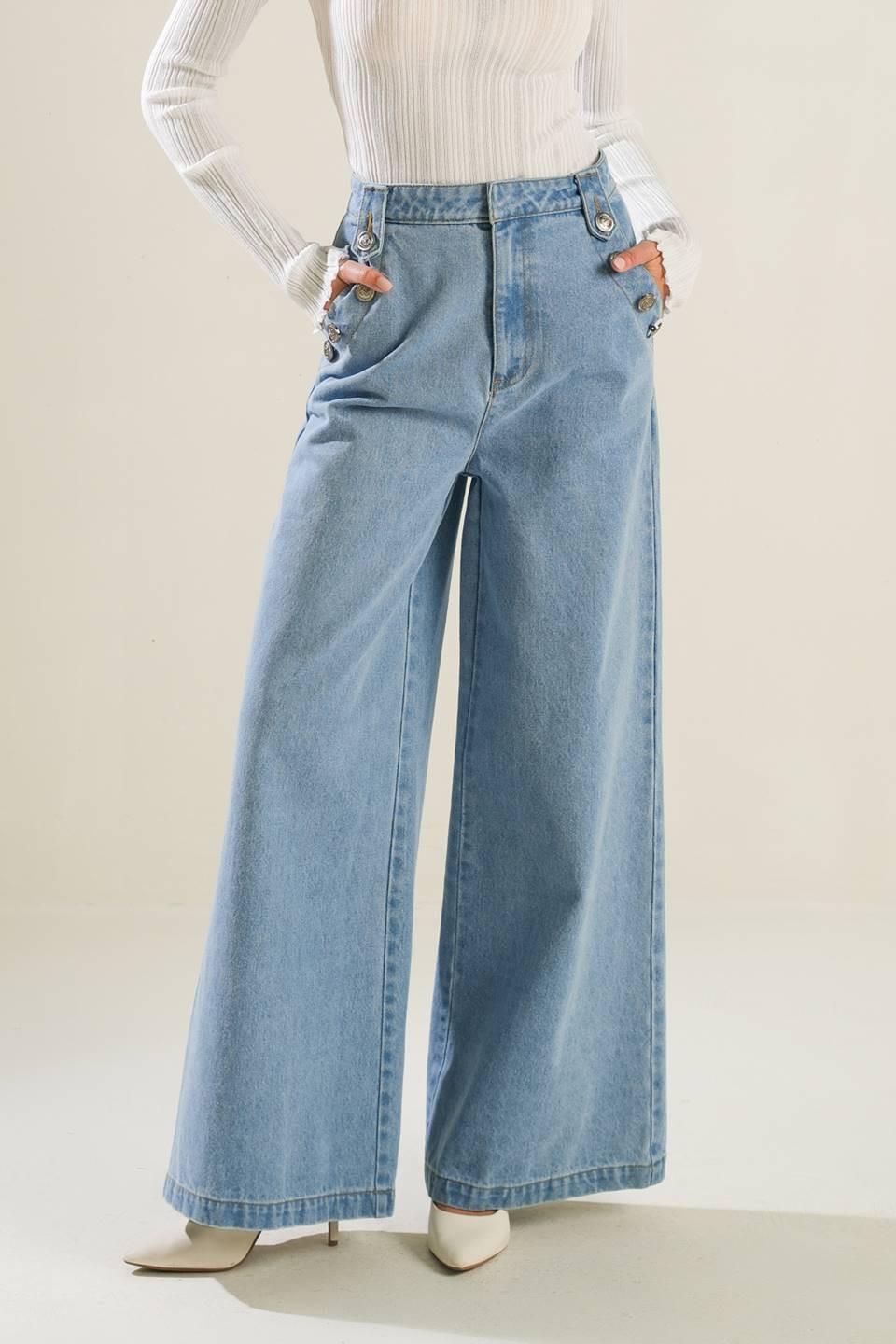 ADVENTURE AWAITS DENIM PANTS Flying Tomato