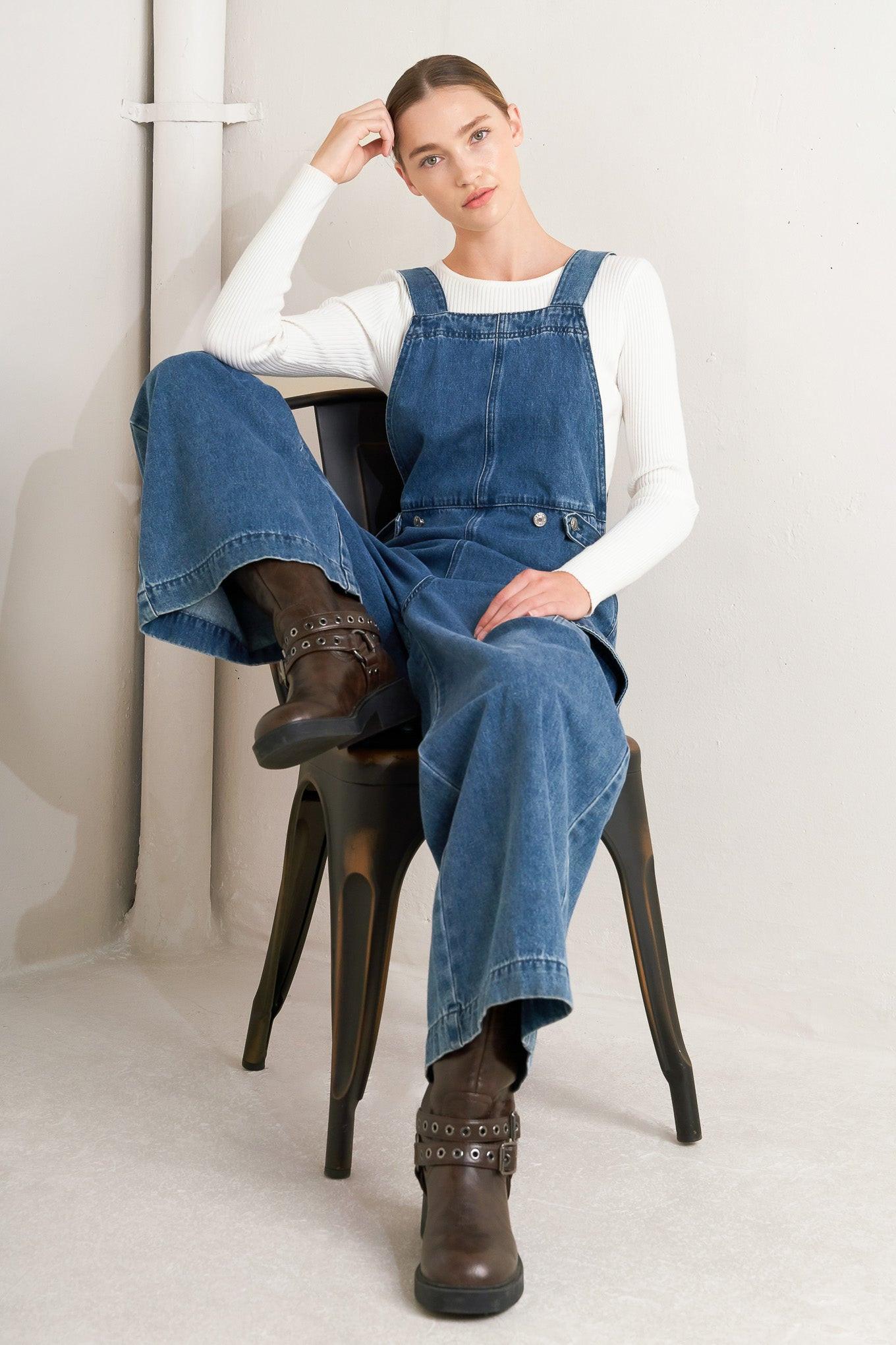 LET ME TALK DENIM CARGO PANTS Flying Tomato