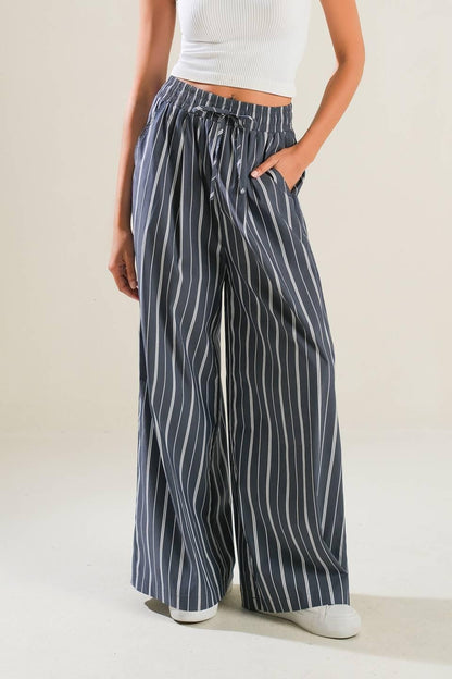 BEHIND THE GRIN WOVEN PANTS Flying Tomato