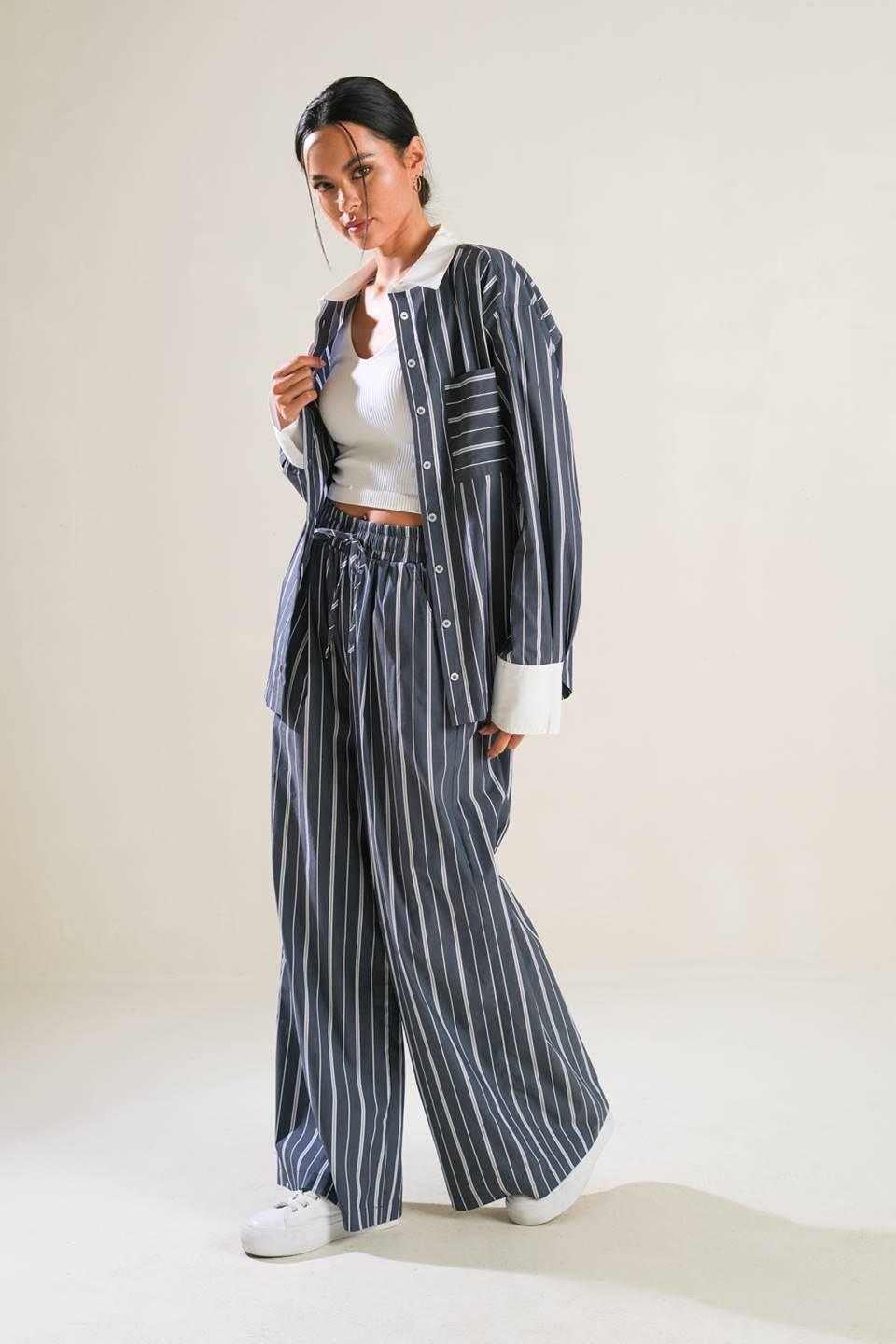 BEHIND THE GRIN WOVEN PANTS Flying Tomato
