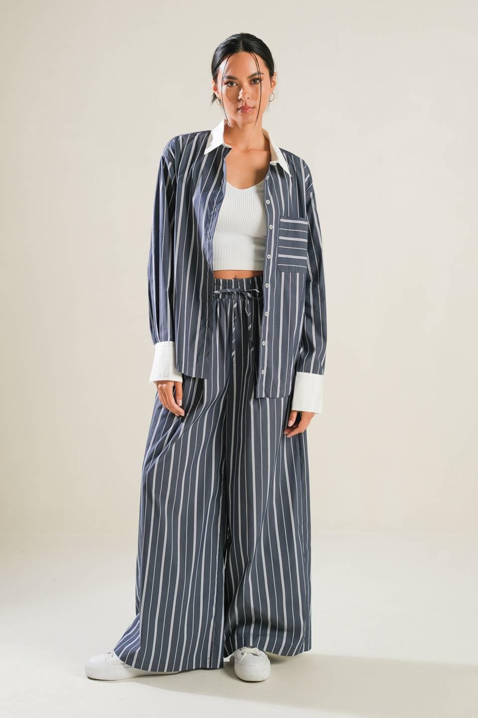 BEHIND THE GRIN WOVEN PANTS Flying Tomato