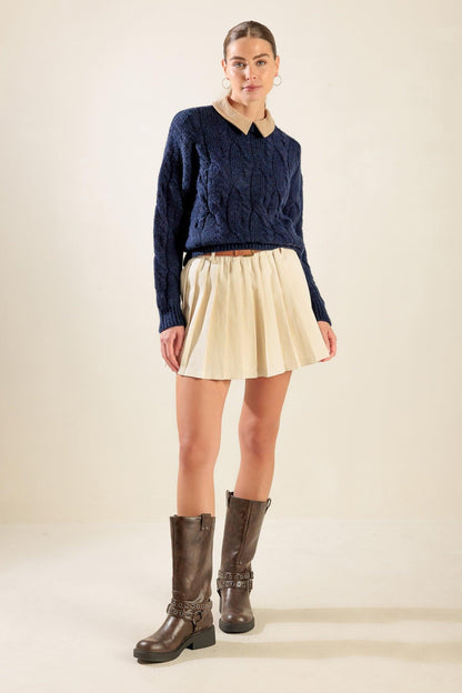 ONLY IN MY HEART WOVEN SKORT Flying Tomato