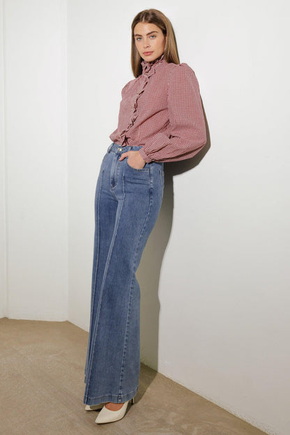 A PLACE TO BE STRETCH DENIM PANTS Flying Tomato