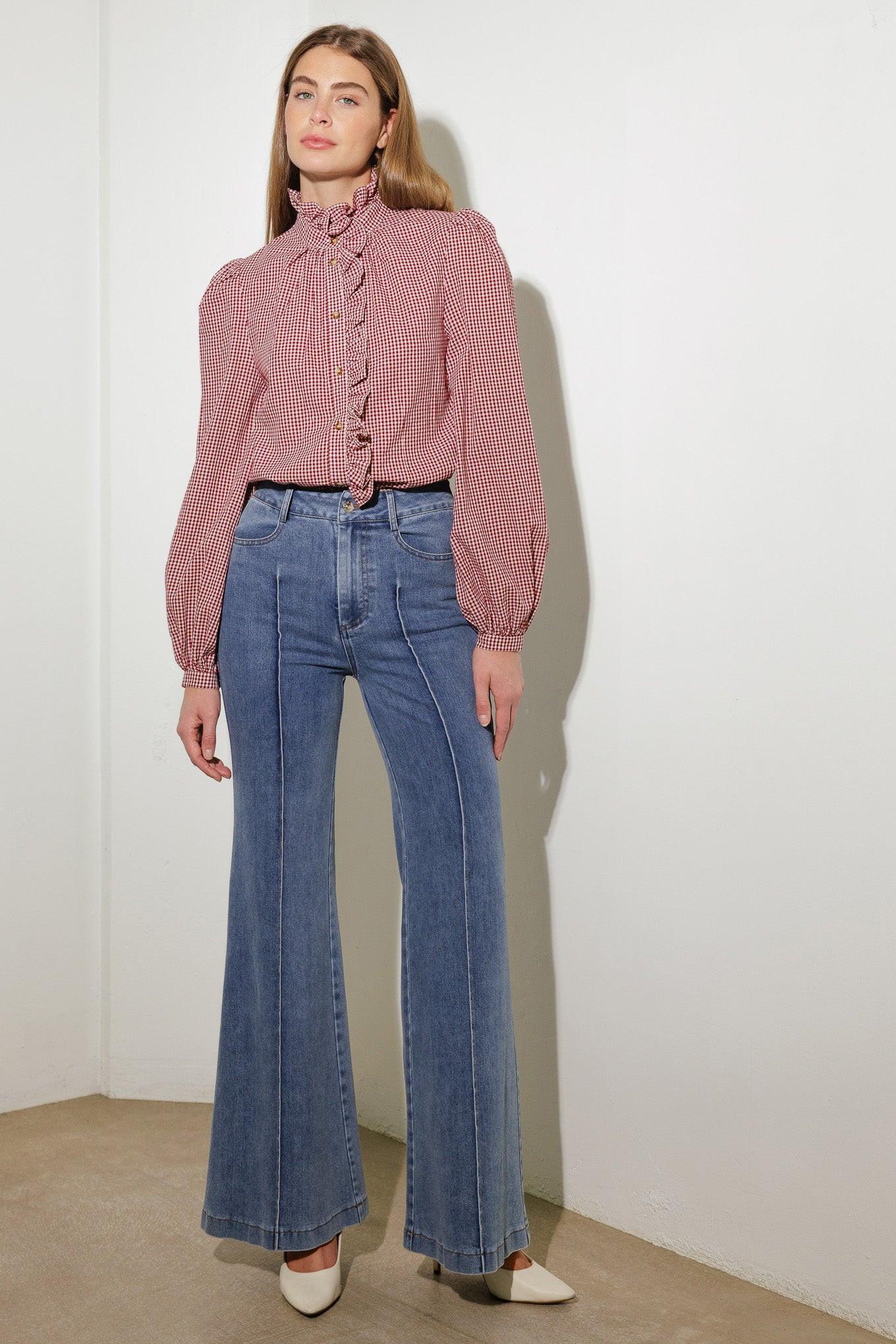 A PLACE TO BE STRETCH DENIM PANTS Flying Tomato