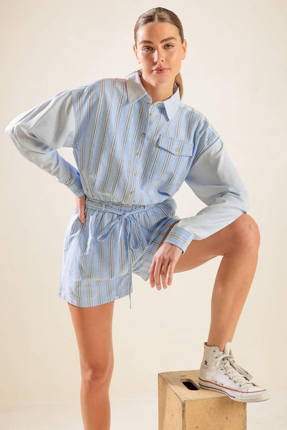 HOLD ME CLOSE WOVEN ROMPER Flying Tomato