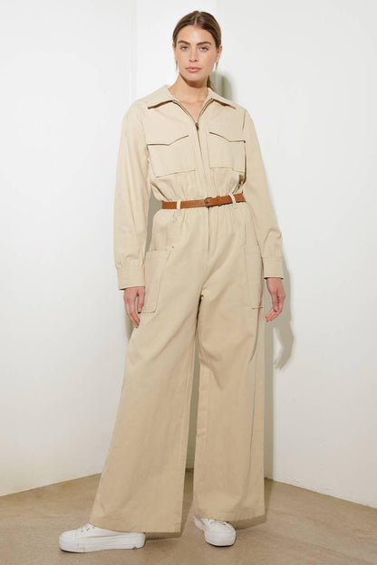 WHEN IT HAPPENS WOVEN JUMPSUIT Flying Tomato