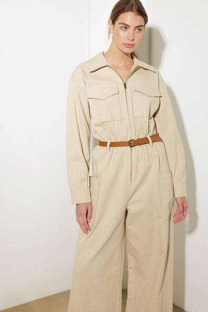 WHEN IT HAPPENS WOVEN JUMPSUIT Flying Tomato