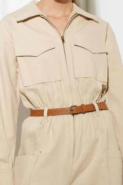 WHEN IT HAPPENS WOVEN JUMPSUIT Flying Tomato