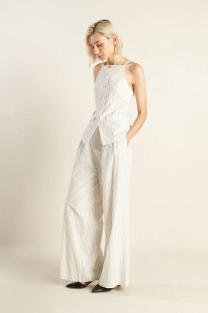 LEAD THE WAY WOVEN SEESUCKER PANTS Flying Tomato