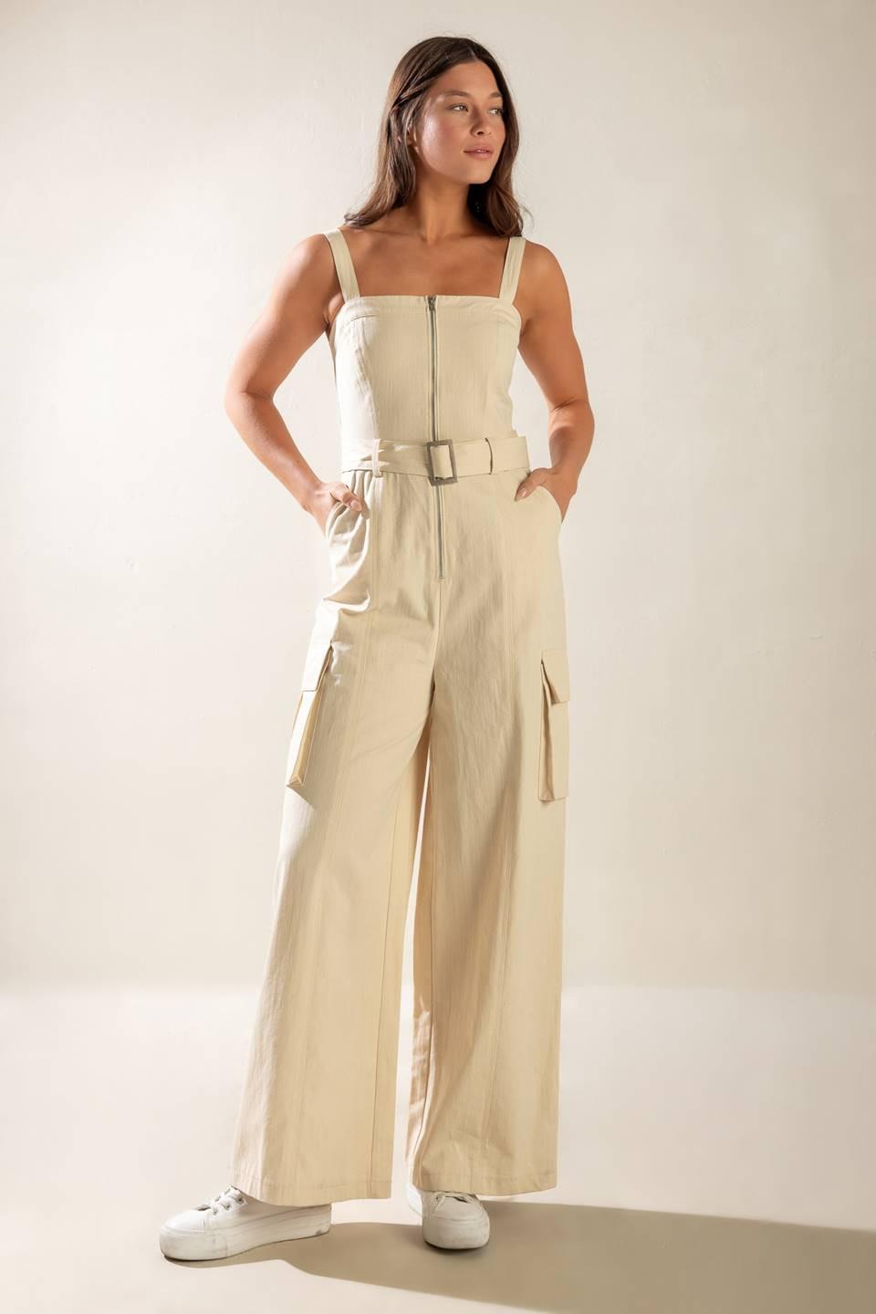 LOVE SOMEBODY WOVEN JUMPSUIT Flying Tomato