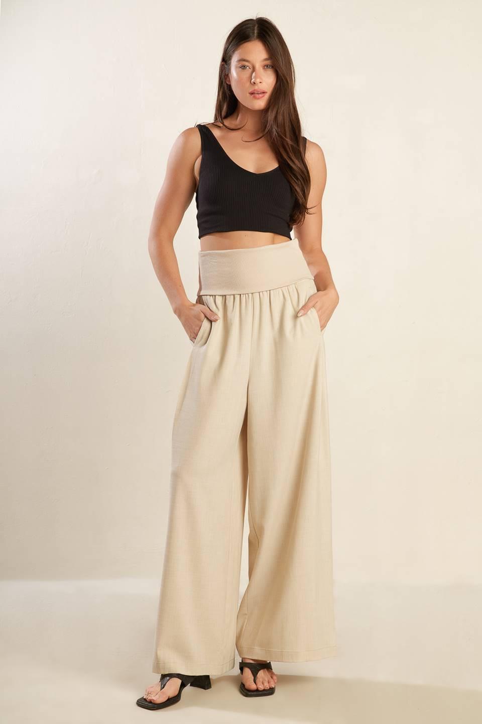 GO WITH GRACE WOVEN PANTS Flying Tomato