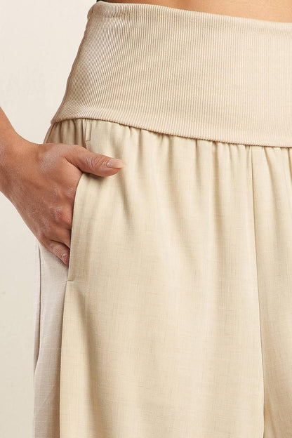GO WITH GRACE WOVEN PANTS Flying Tomato