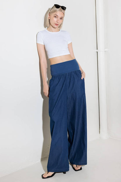 WALK EASY IN INDIGO DENIM PANTS Flying Tomato