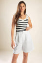 CITY STROLLS WOVEN BERMUDA SHORTS Flying Tomato