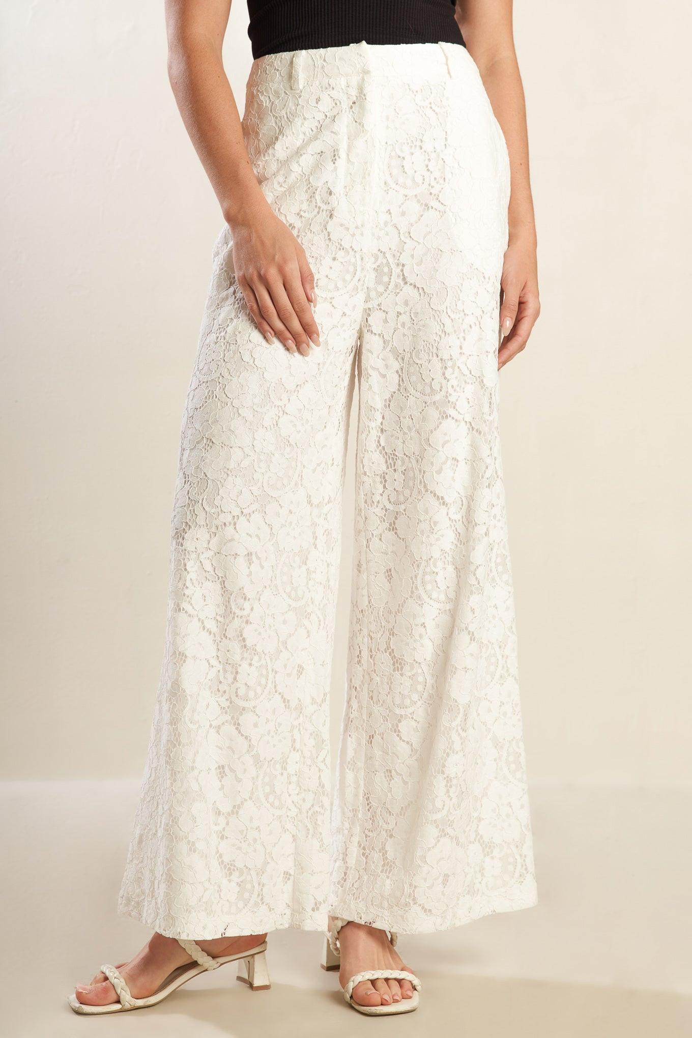 WE TRUST YOU WOVEN LACE PANTS Flying Tomato
