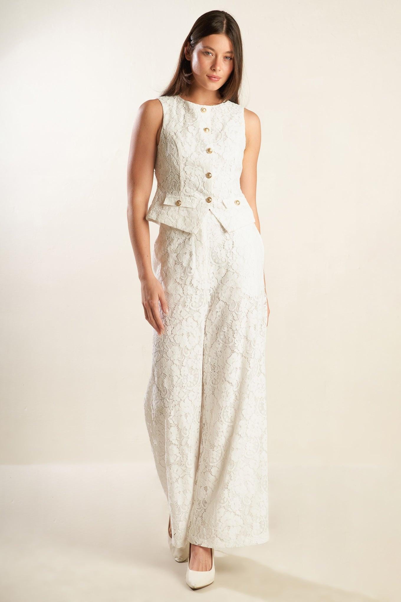 WE TRUST YOU WOVEN LACE PANTS Flying Tomato
