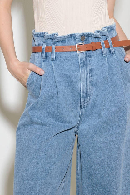 KISSED BY SUNLIGHT DENIM PANTS Flying Tomato