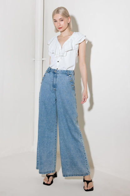 EVER SO SWEET DENIM PANTS Flying Tomato