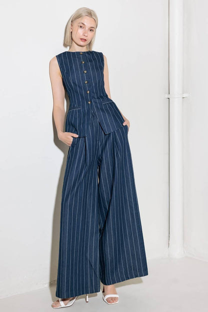 HOLD JOY IN INDIGO WOVEN PANTS Flying Tomato