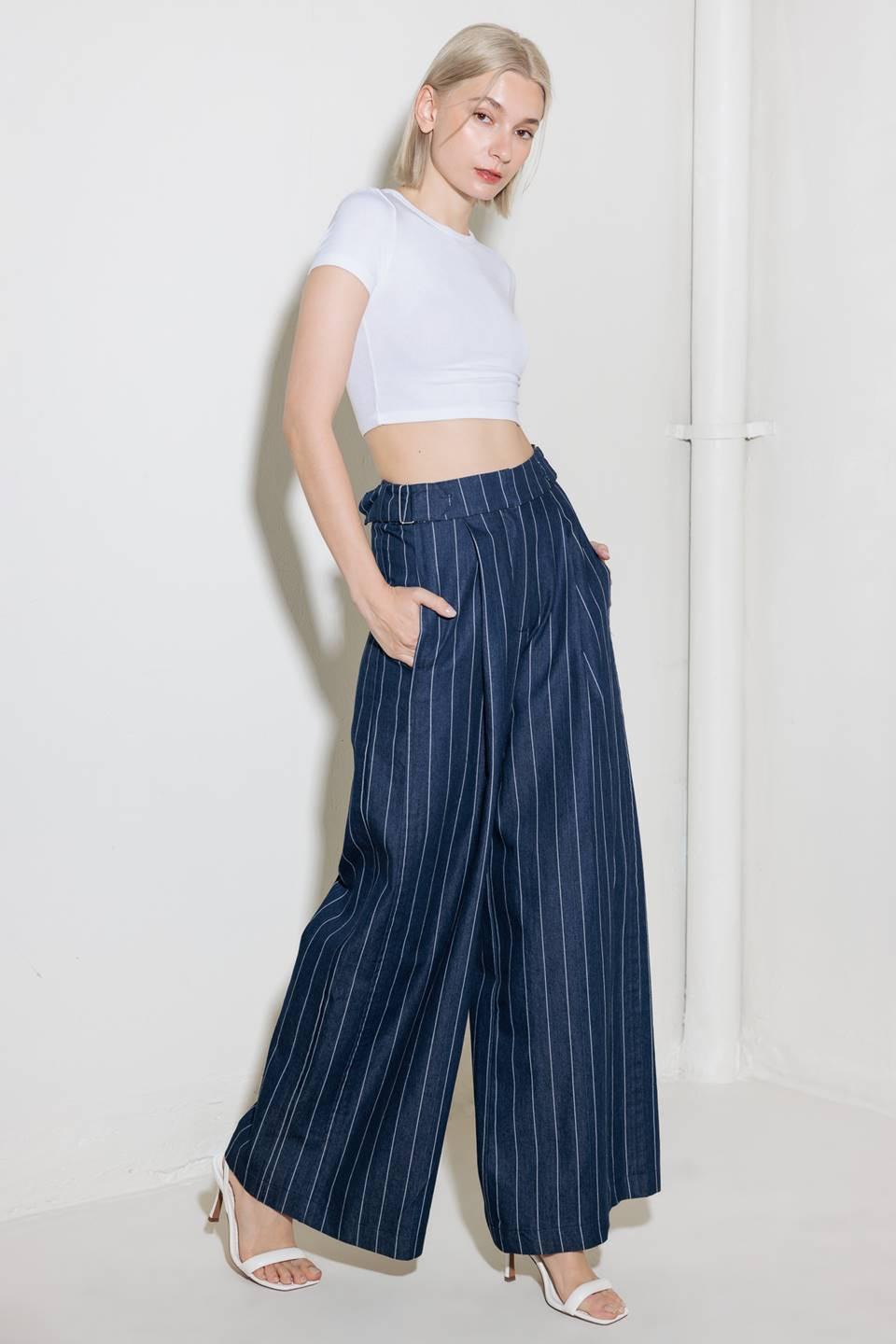 HOLD JOY IN INDIGO WOVEN PANTS Flying Tomato