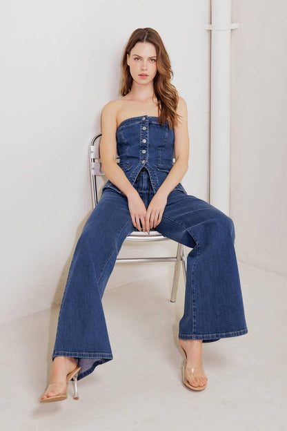 DREAM STATE BLUE DENIM PANTS Flying Tomato
