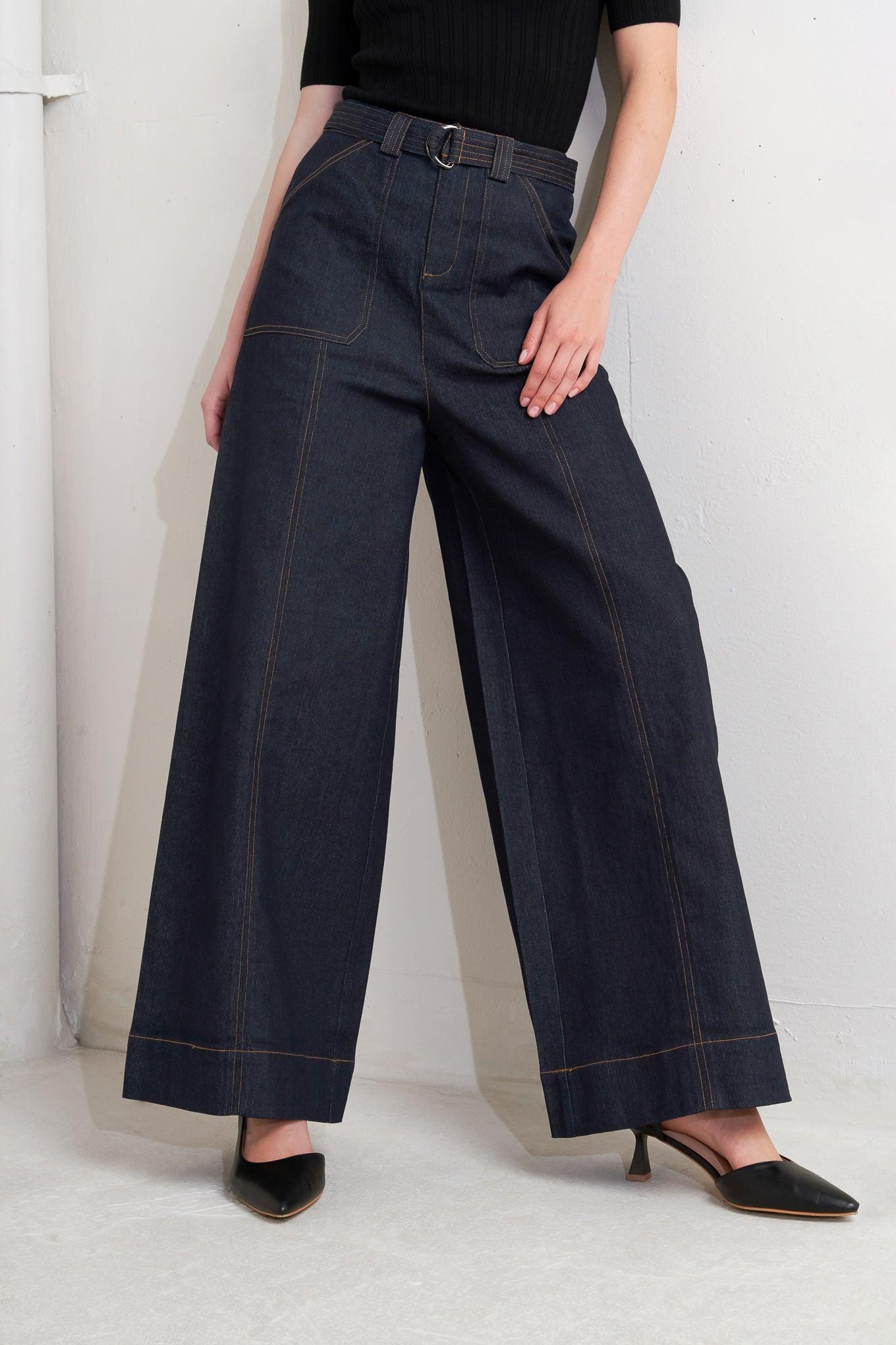 URBAN PANEL DENIM PANTS Flying Tomato